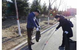 冠世黨支部組織開展志愿服務活動——助力首府“三城同創”