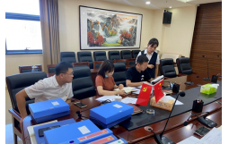 開發區黨史學習教育領導小組工作推進三組督導檢查 冠世公司黨支部黨史學習教育工作